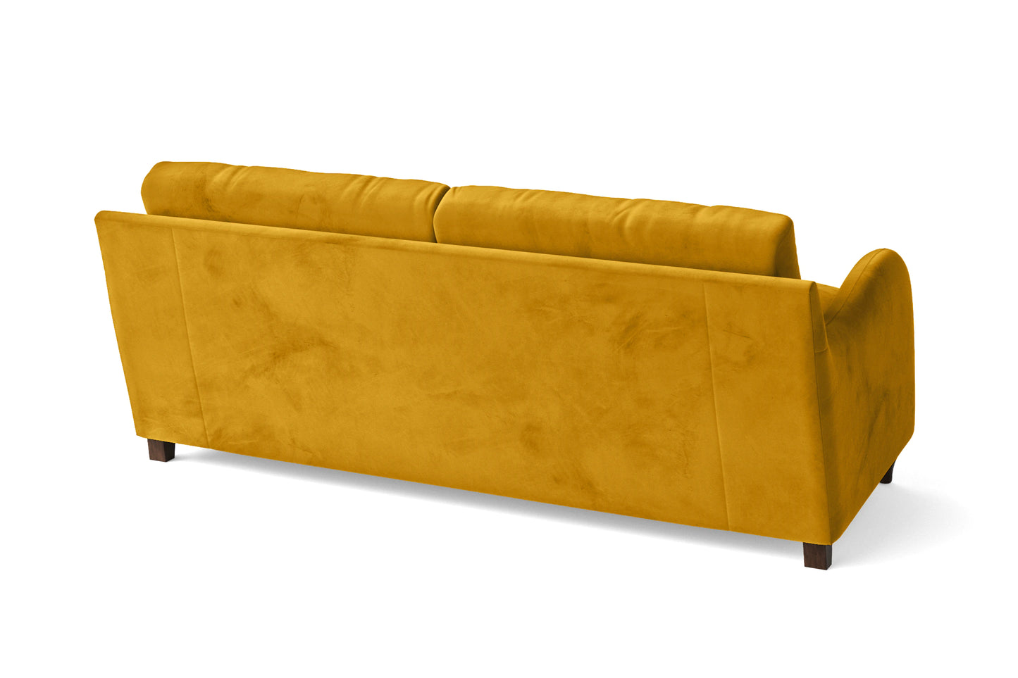 Sallisaw 3 Seater Sofa Yellow Velvet