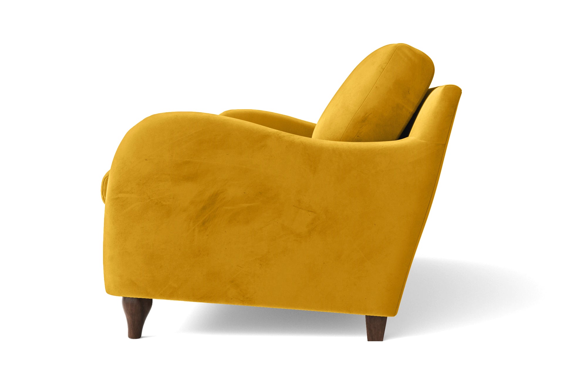 Sallisaw 3 Seater Sofa Yellow Velvet