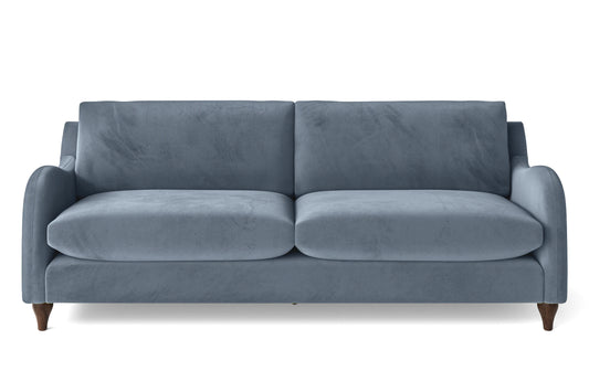 Sallisaw 4 Seater Sofa Baby Blue Velvet