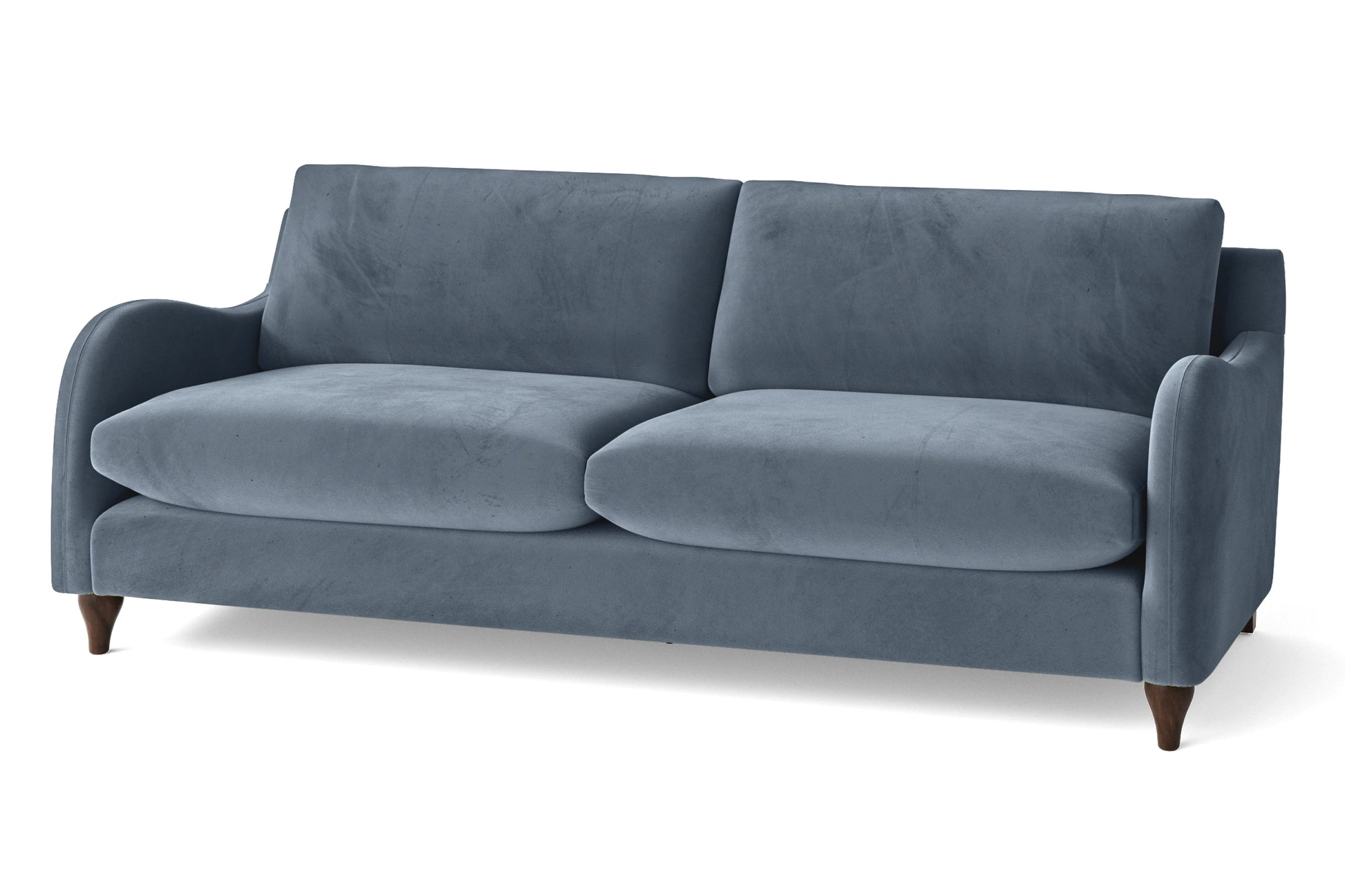 Sallisaw 4 Seater Sofa Baby Blue Velvet