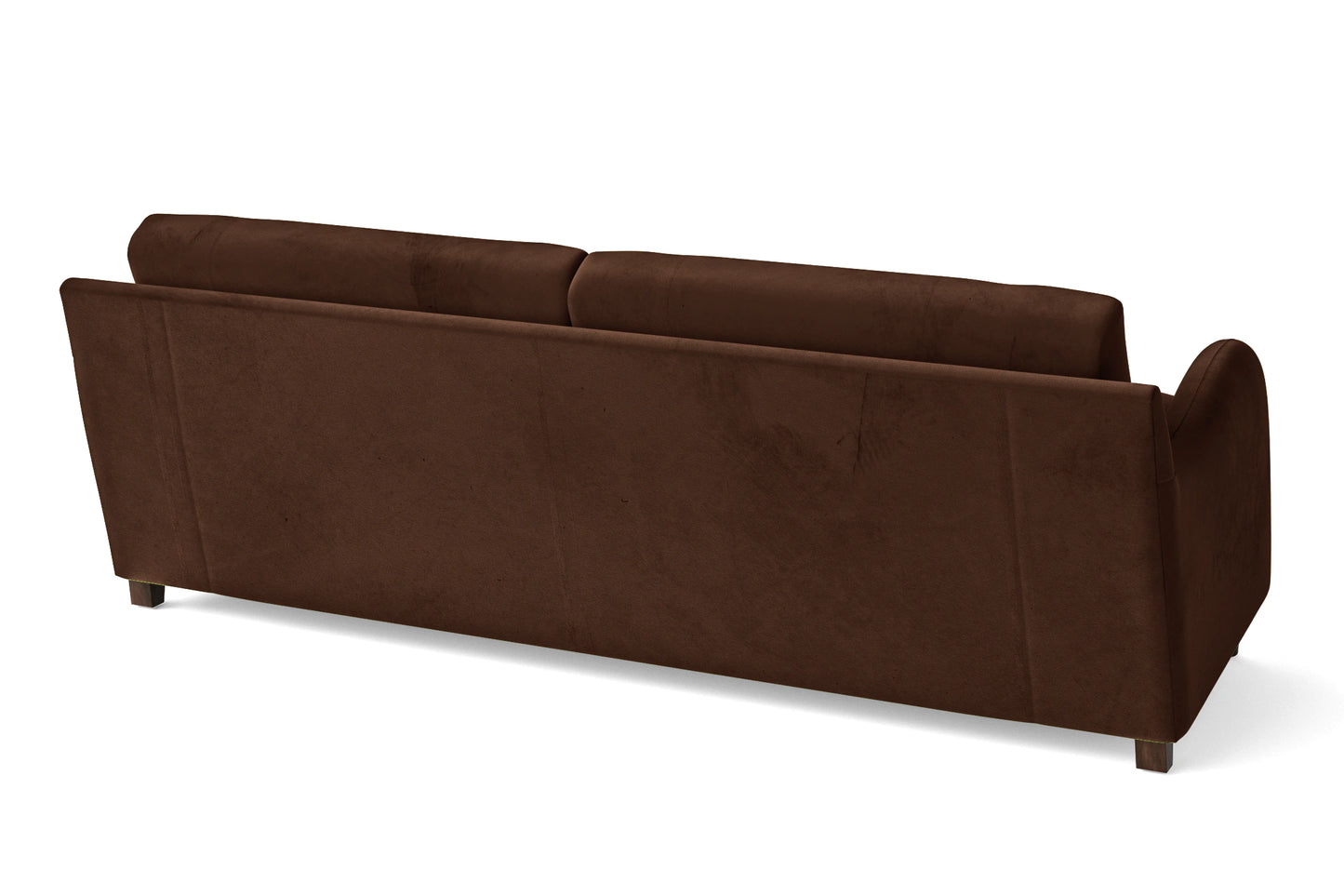 Sallisaw 4 Seater Sofa Coffee Brown Velvet