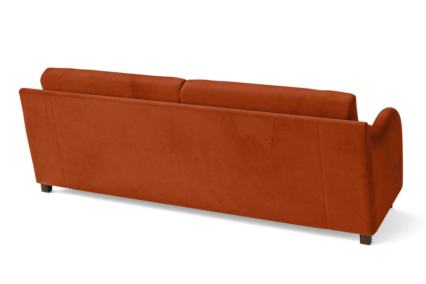 Sallisaw 4 Seater Sofa Orange Velvet