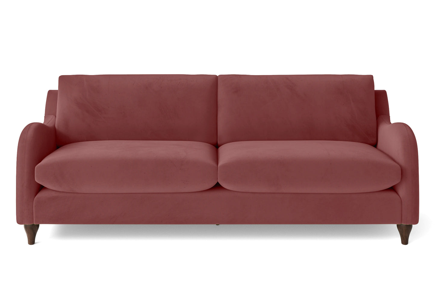 Sallisaw 4 Seater Sofa Pink Velvet