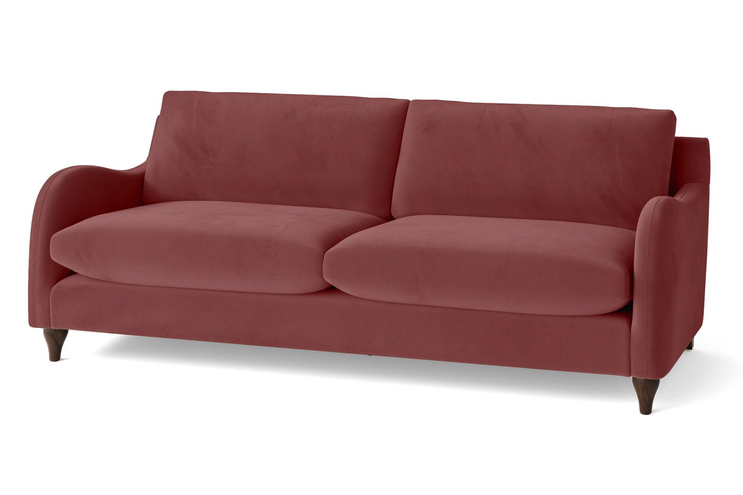 Sallisaw 4 Seater Sofa Pink Velvet