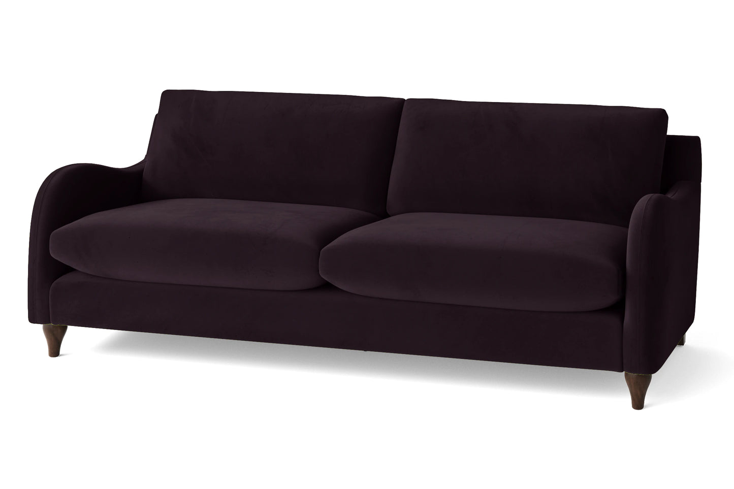 Sallisaw 4 Seater Sofa Purple Velvet