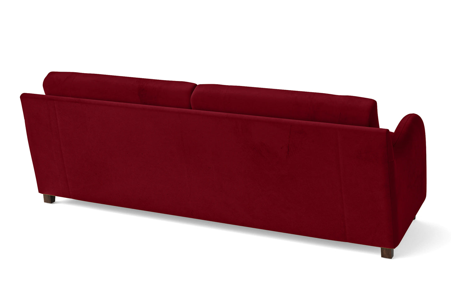 Sallisaw 4 Seater Sofa Red Velvet