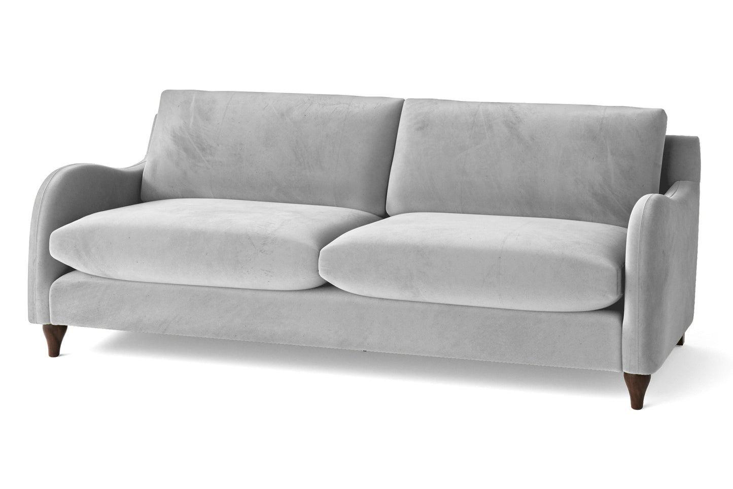 Sallisaw 4 Seater Sofa White Velvet