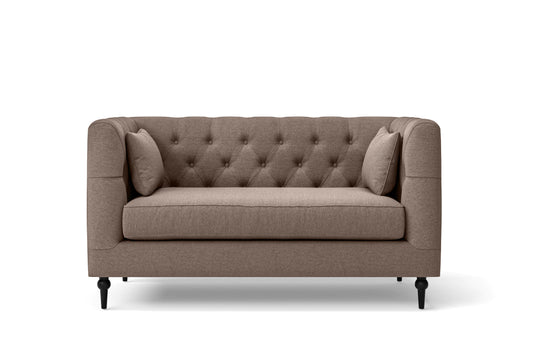 Sanremo 2 Seater Sofa Caramel Linen Fabric