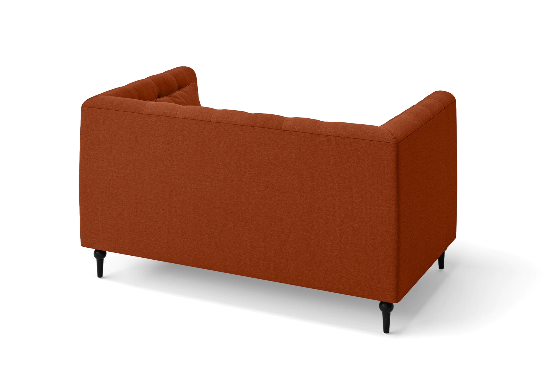 Sanremo 2 Seater Sofa Orange Linen Fabric