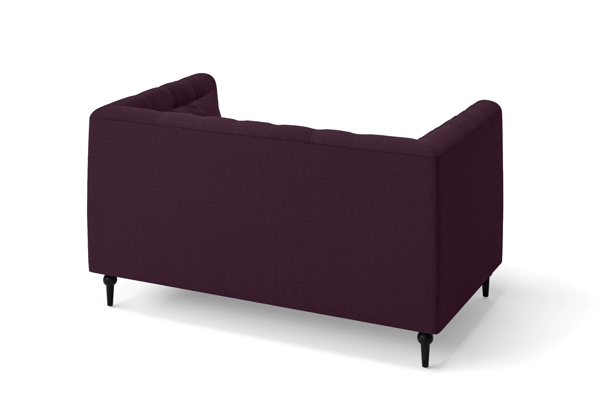 Sanremo 2 Seater Sofa Purple Linen Fabric