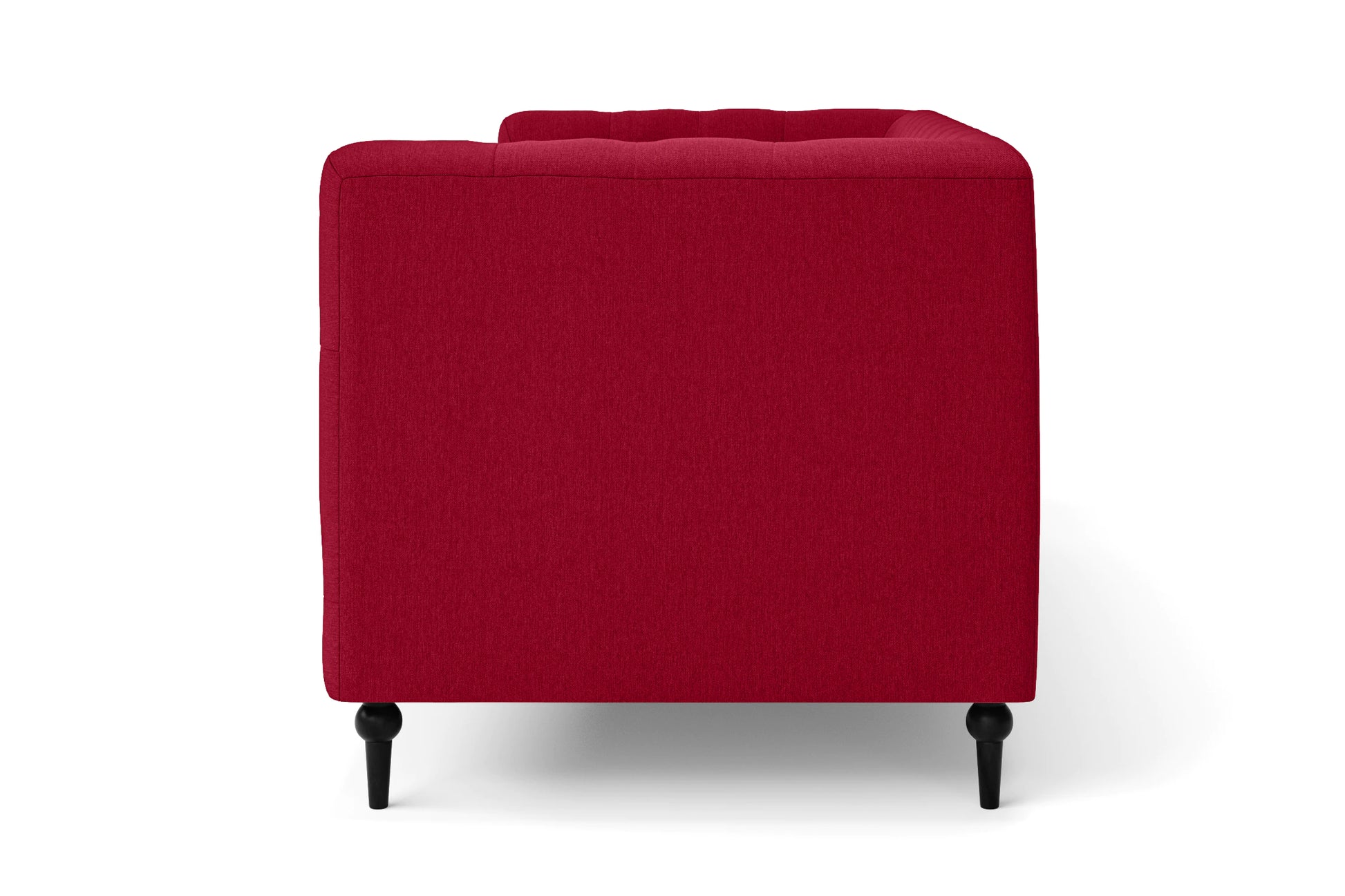 Sanremo 2 Seater Sofa Red Linen Fabric