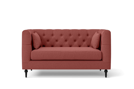 Sanremo 2 Seater Sofa Rose Pink Linen Fabric