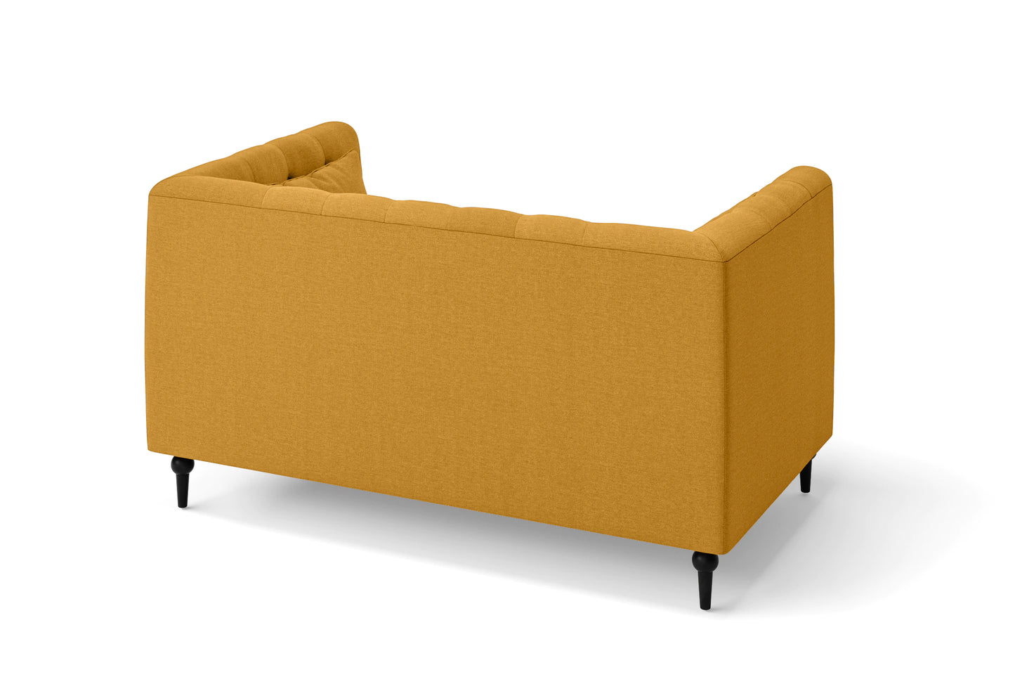 Sanremo 2 Seater Sofa Yellow Linen Fabric