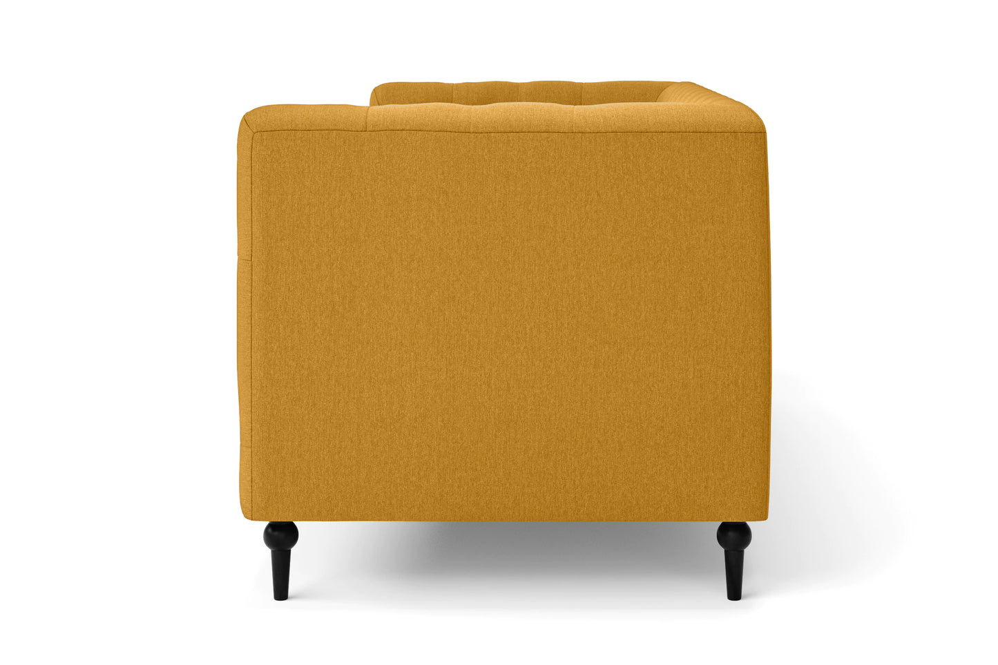 Sanremo 2 Seater Sofa Yellow Linen Fabric