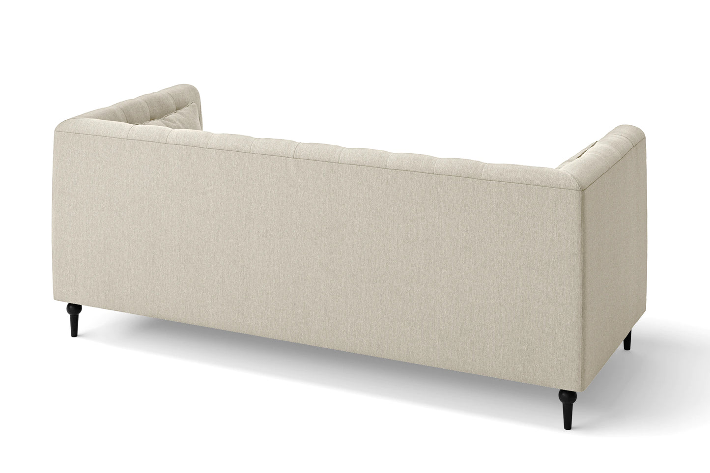 Sanremo 3 Seater Sofa Cream Linen Fabric