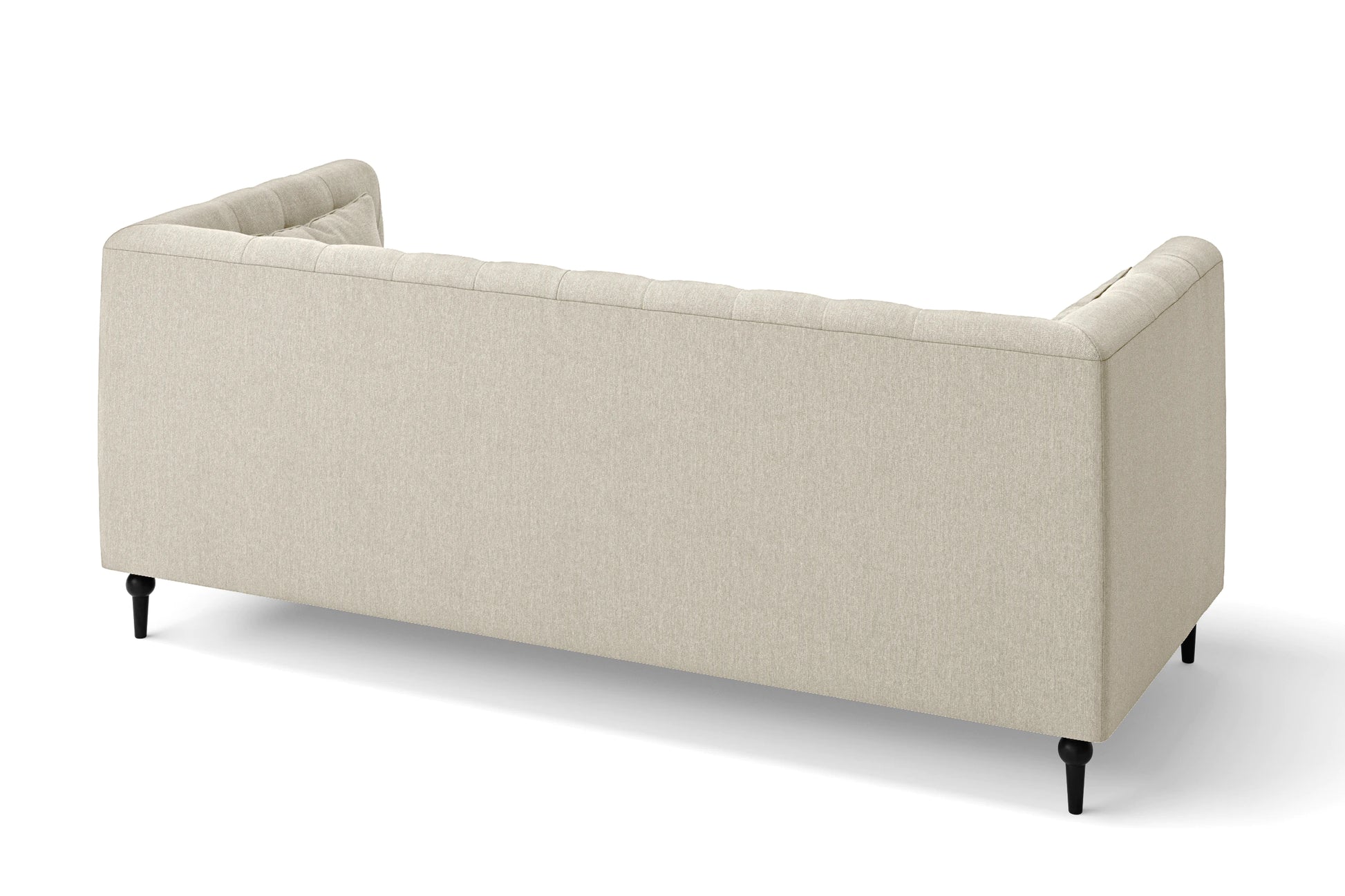 Sanremo 3 Seater Sofa Cream Linen Fabric