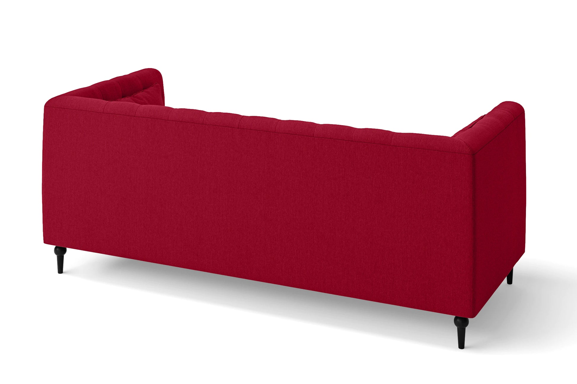 Sanremo 3 Seater Sofa Red Linen Fabric