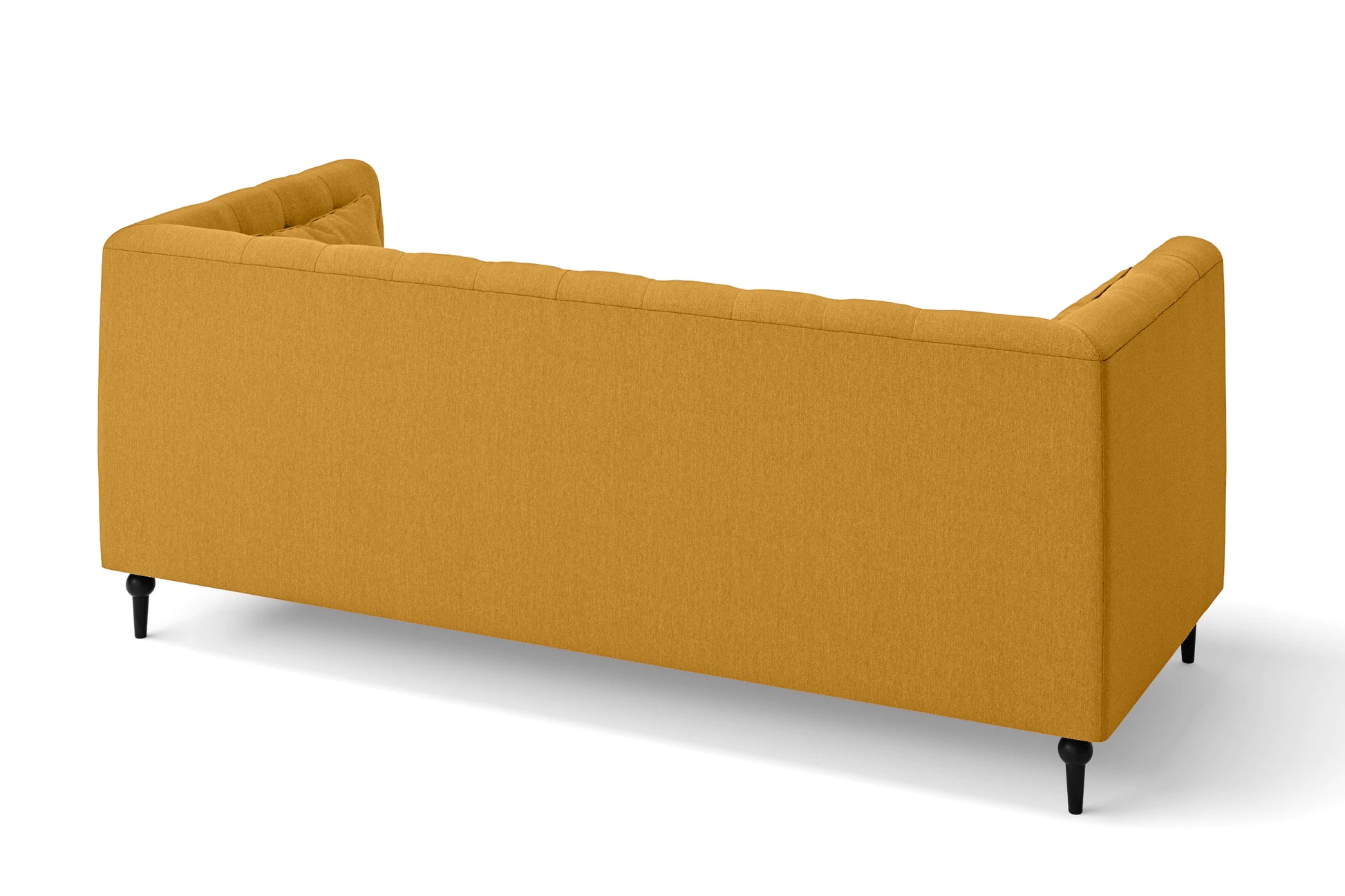 Sanremo 3 Seater Sofa Yellow Linen Fabric