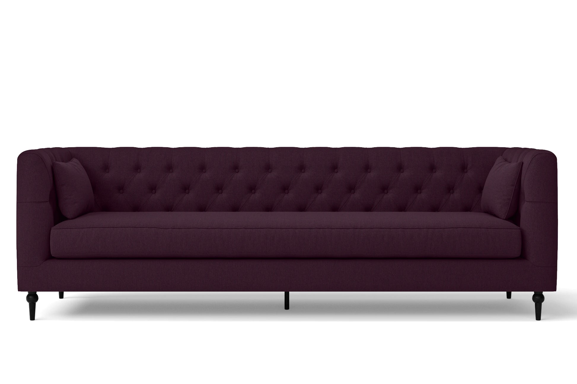 Sanremo 4 Seater Sofa Purple Linen Fabric