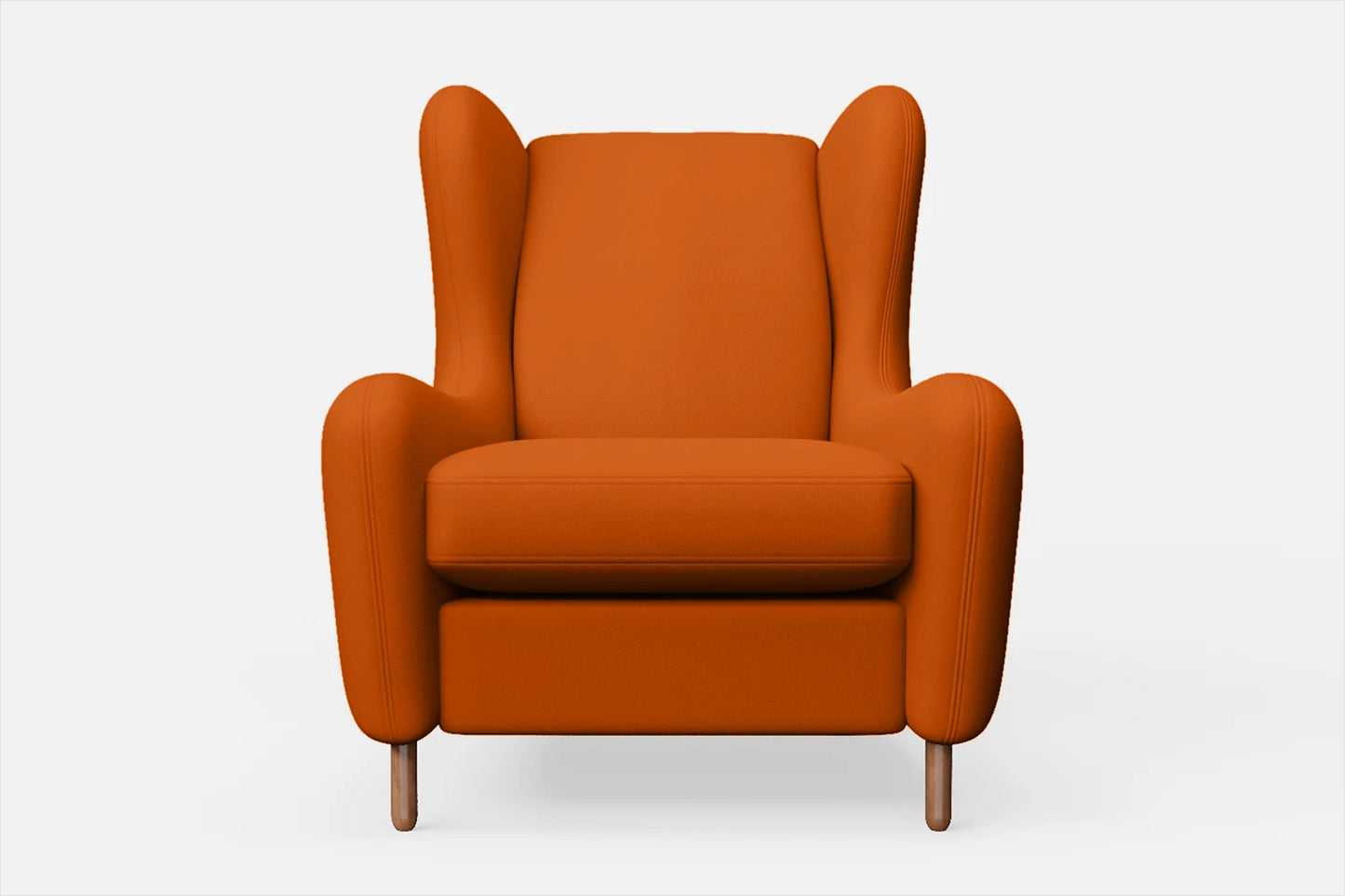 Sassari Armchair Orange Leather