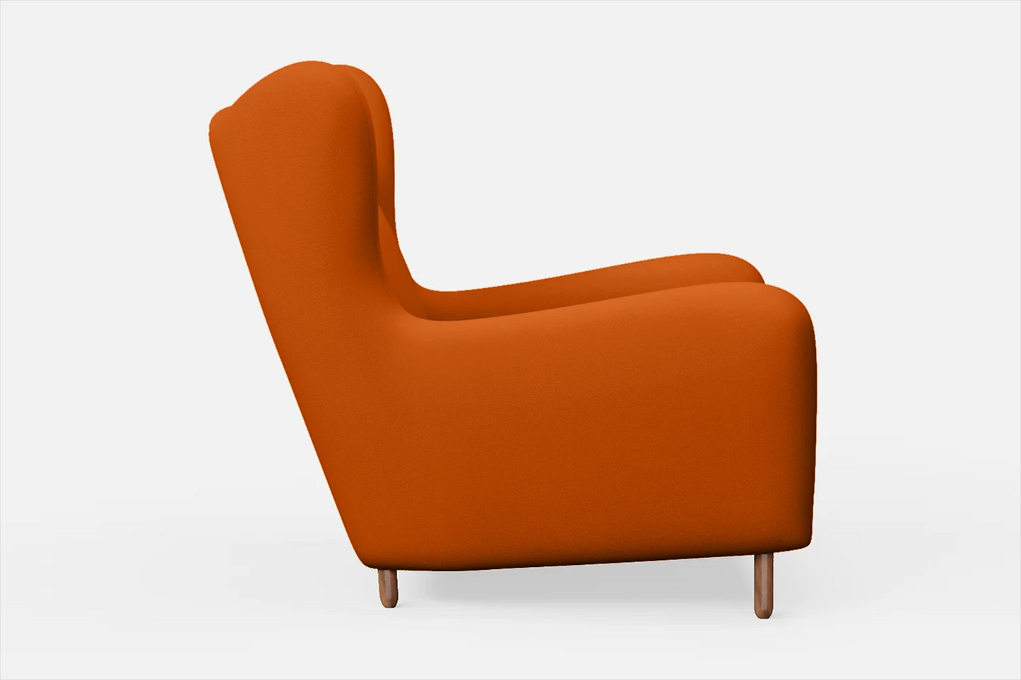 Sassari Armchair Orange Leather