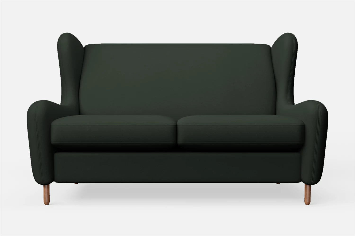 Sassari 2 Seater Sofa Green Leather