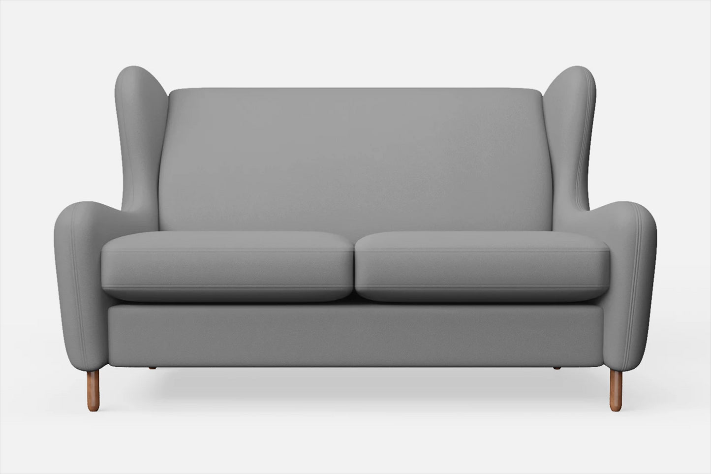 Sassari 2 Seater Sofa Grey Leather