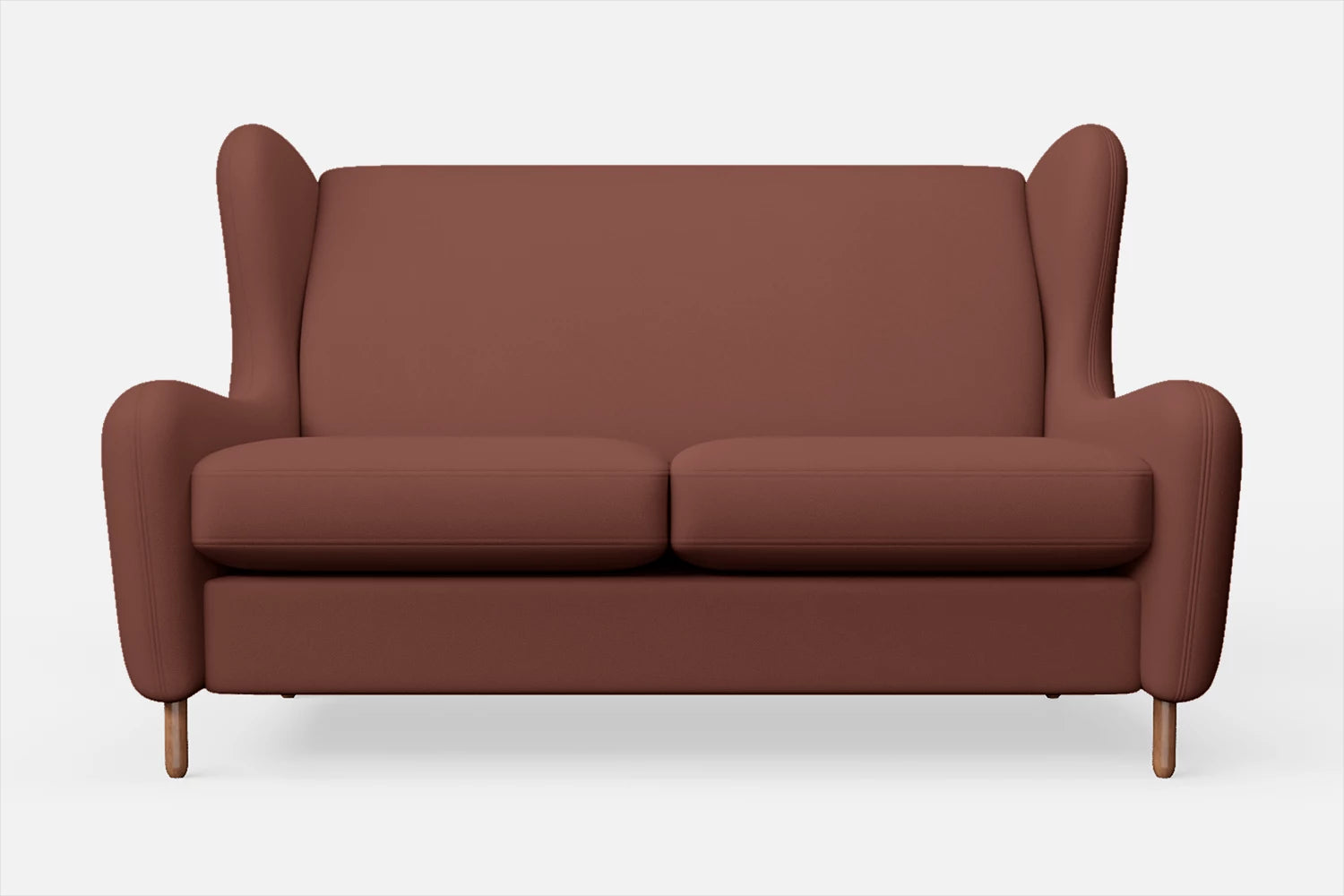 Sassari 2 Seater Sofa Mauve Leather