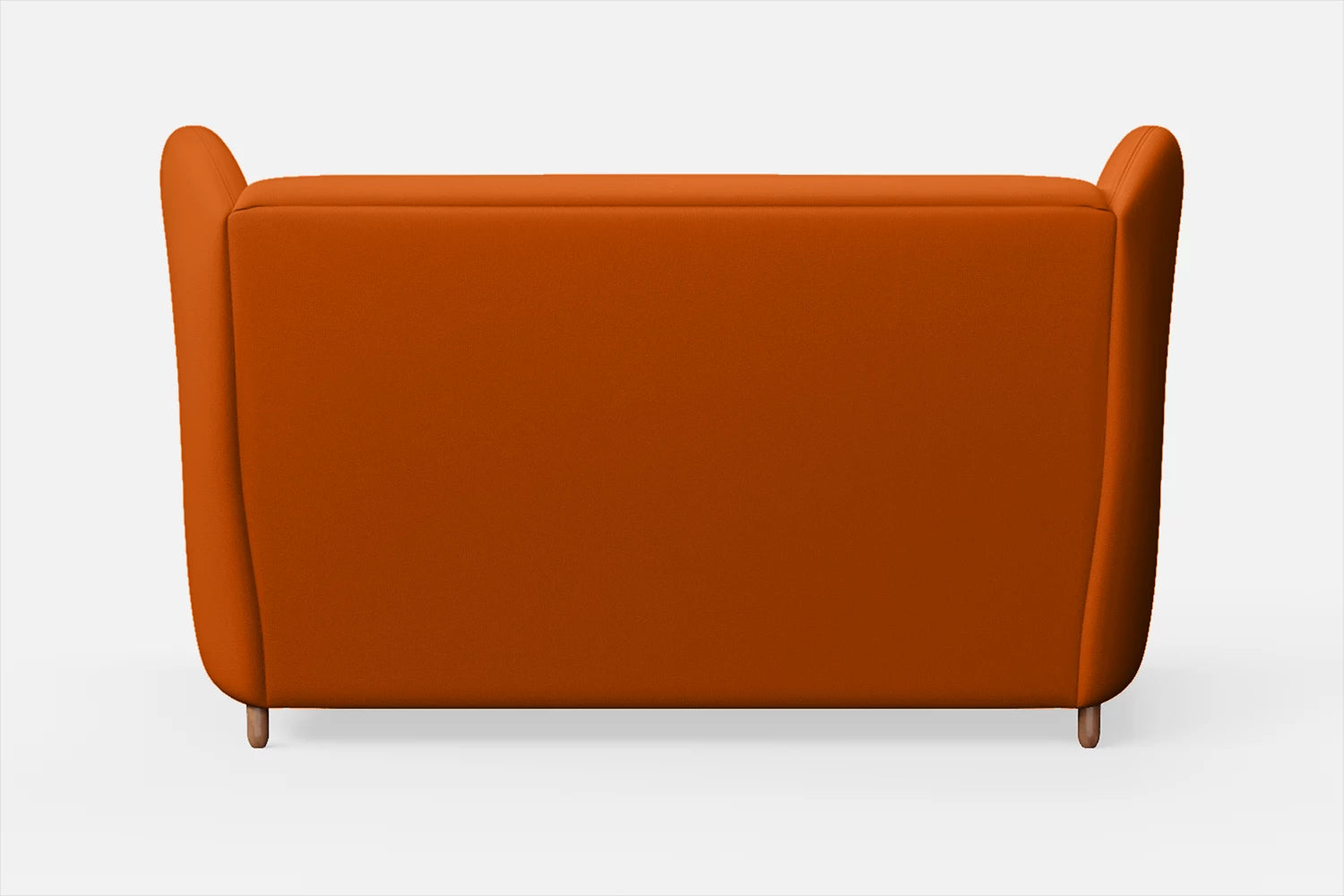 Sassari 2 Seater Sofa Orange Leather