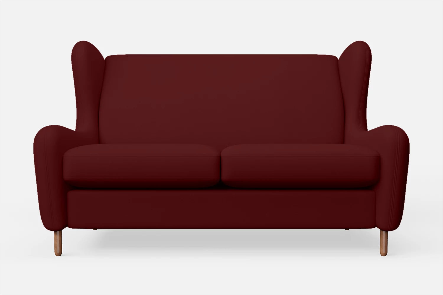 Sassari 2 Seater Sofa Red Leather