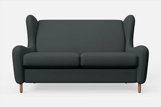 Sassari 2 Seater Sofa Slate Leather