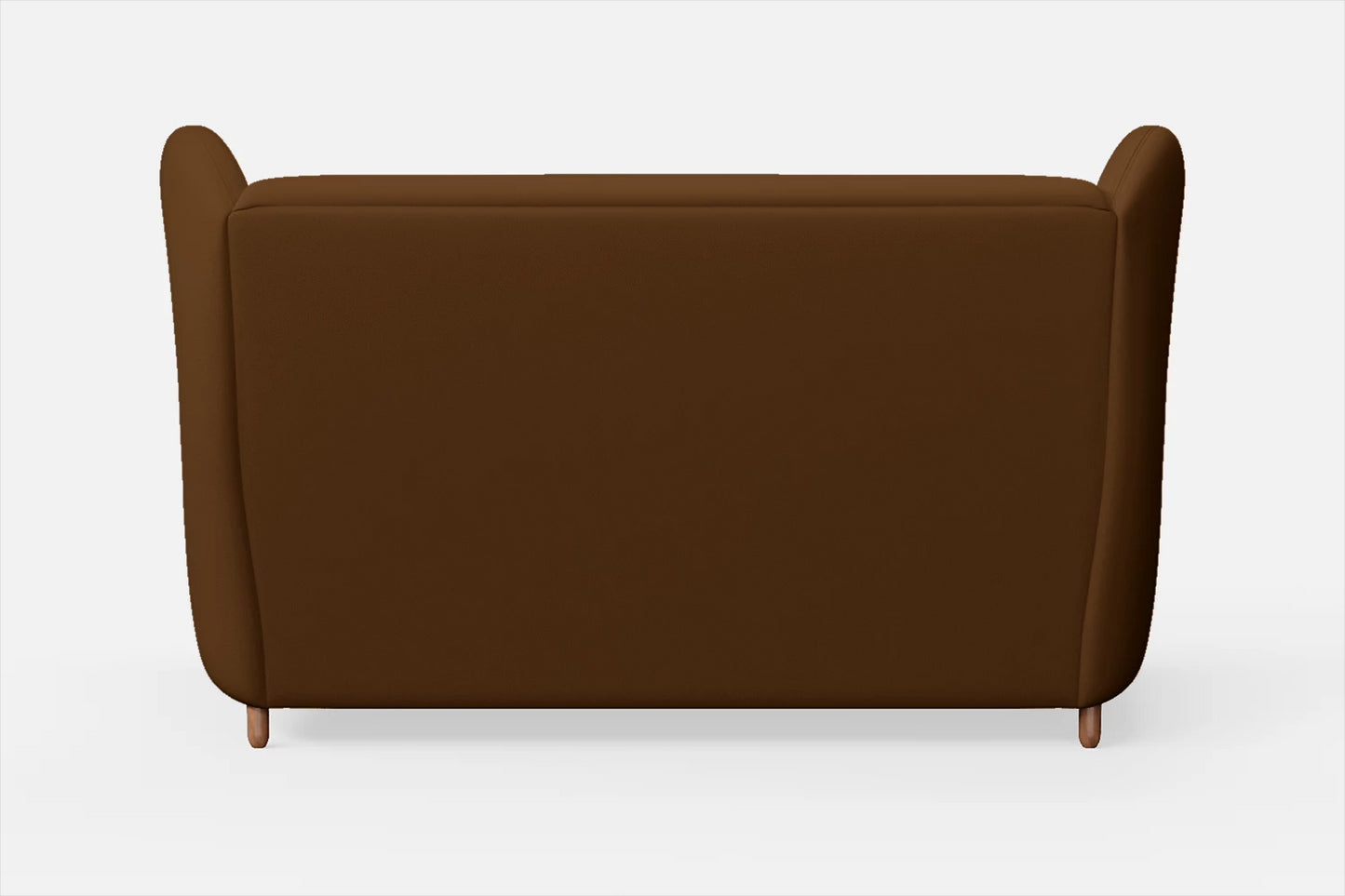 Sassari 2 Seater Sofa Walnut Brown Leather