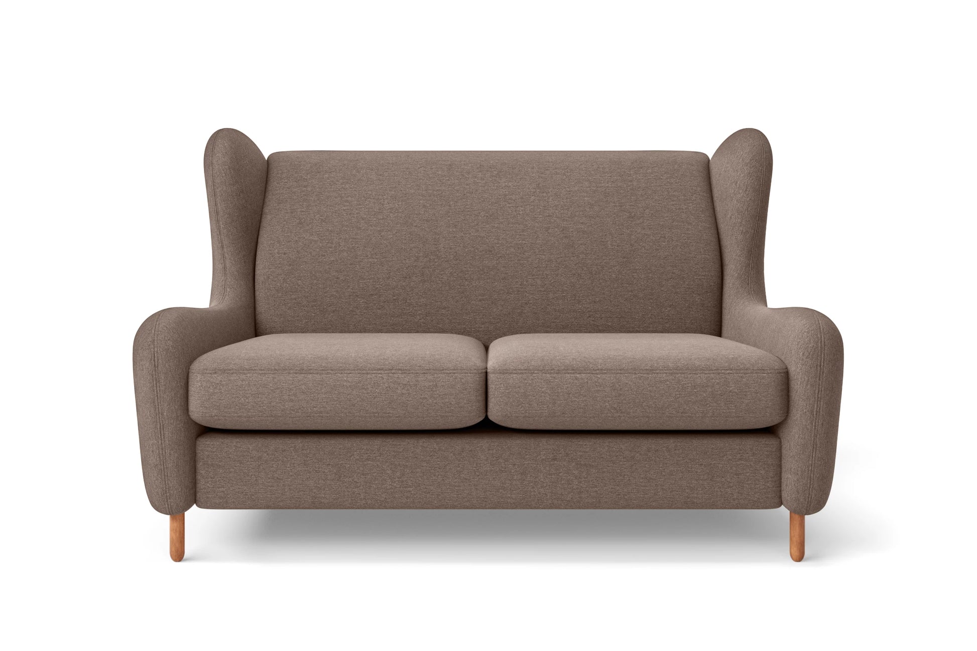 Sassari 2 Seater Sofa Caramel Linen Fabric