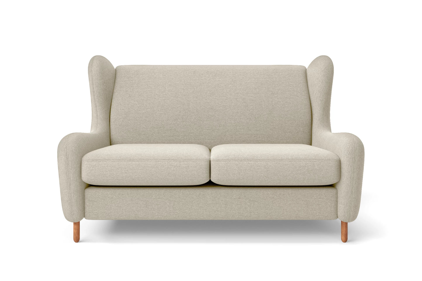 Sassari 2 Seater Sofa Cream Linen Fabric