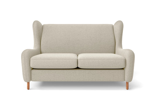 Sassari 2 Seater Sofa Cream Linen Fabric