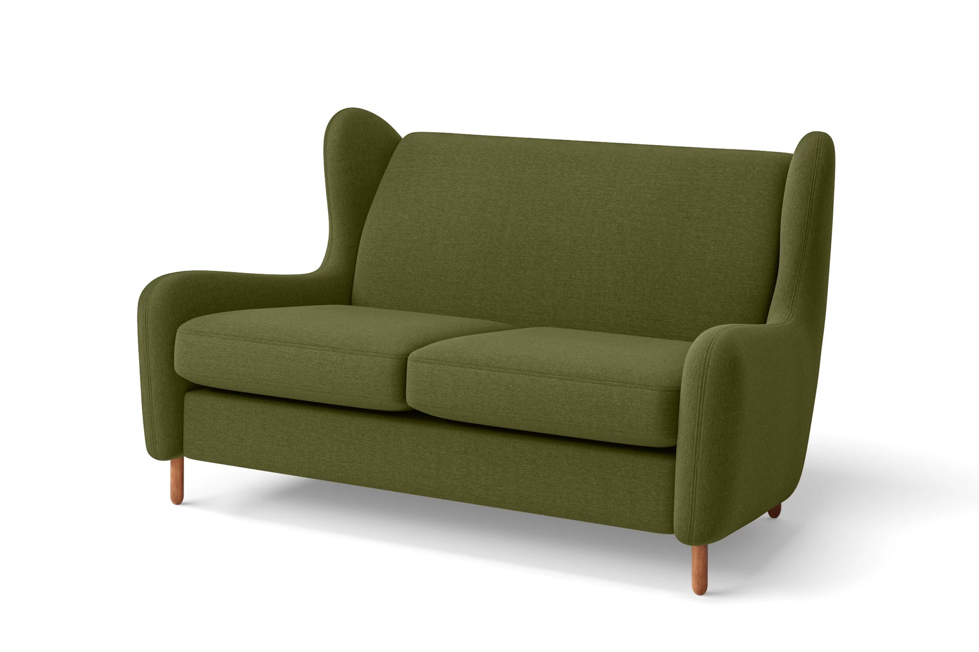 Sassari 2 Seater Sofa Olive Linen Fabric