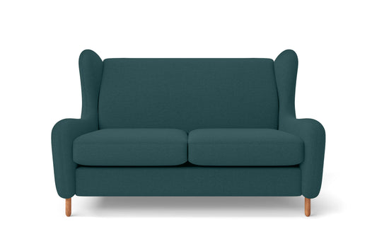 Sassari 2 Seater Sofa Teal Linen Fabric