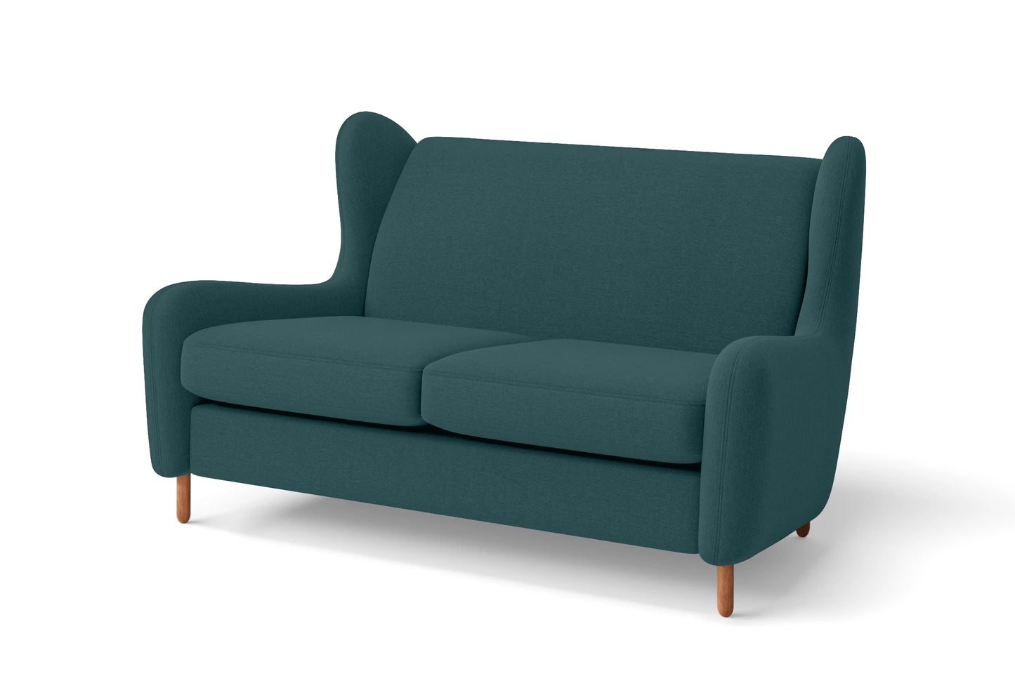 Sassari 2 Seater Sofa Teal Linen Fabric