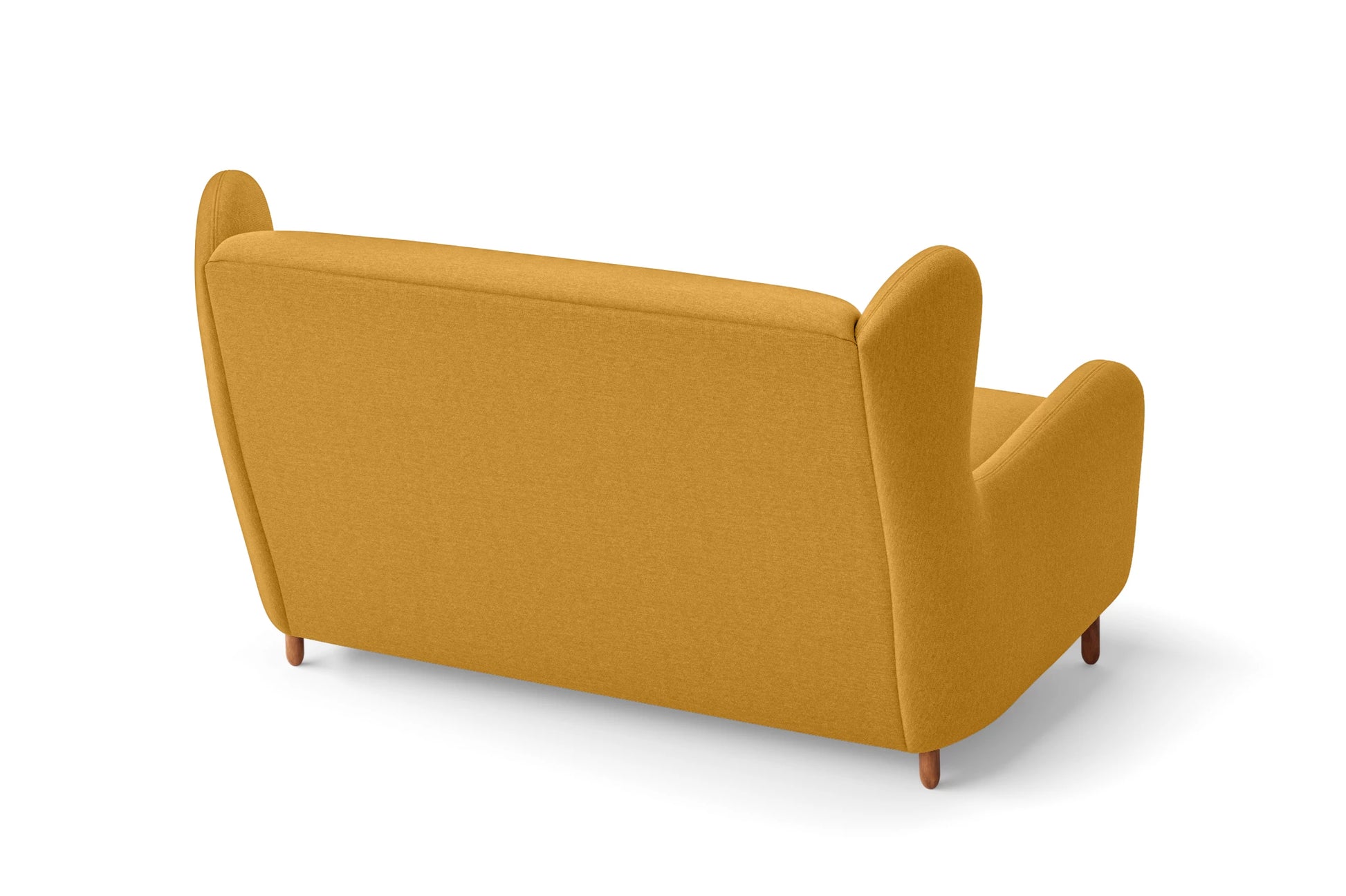 Sassari 2 Seater Sofa Yellow Linen Fabric