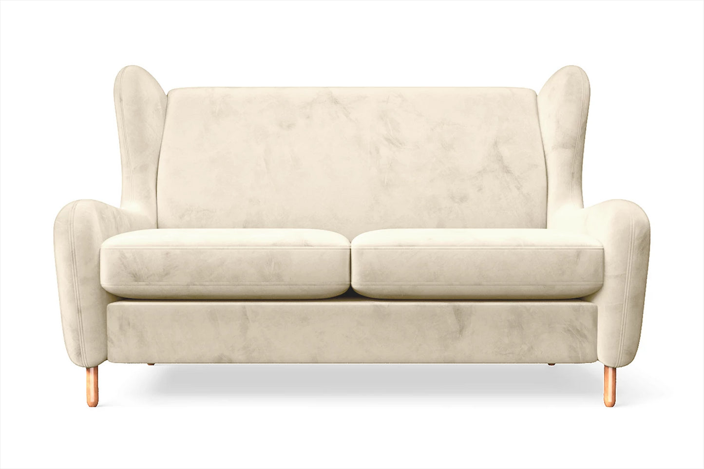 Sassari 2 Seater Sofa Cream Velvet