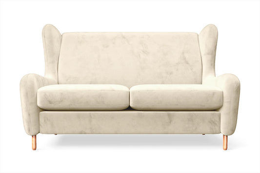 Sassari 2 Seater Sofa Cream Velvet