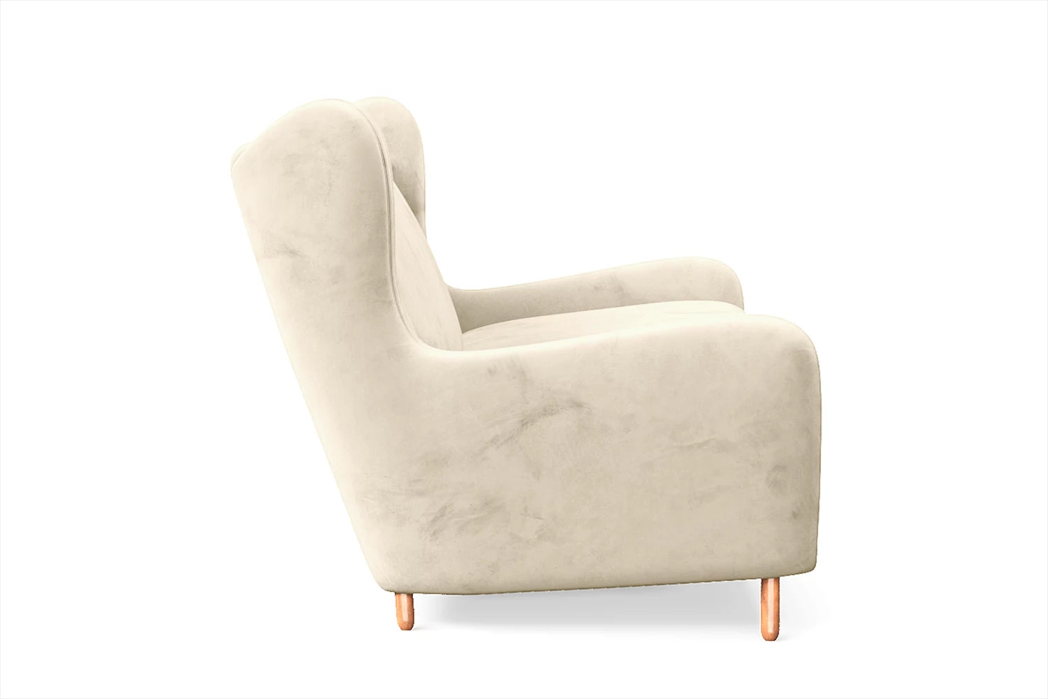 Sassari 2 Seater Sofa Cream Velvet