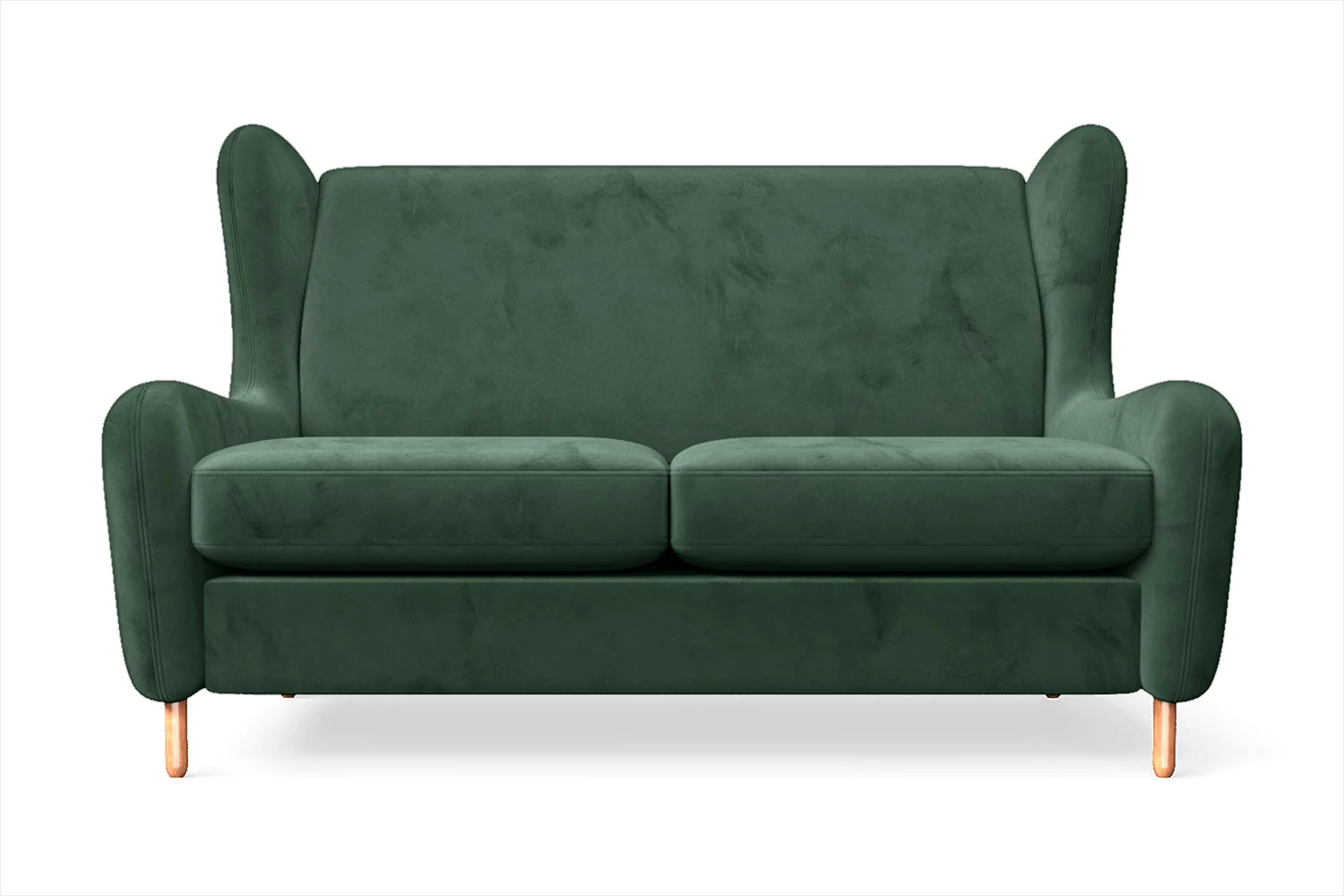 Sassari 2 Seater Sofa Green Velvet