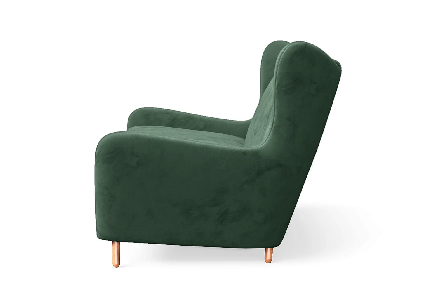 Sassari 2 Seater Sofa Green Velvet