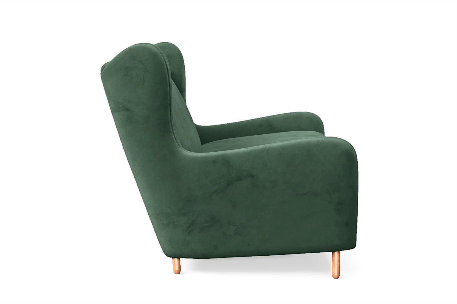 Sassari 2 Seater Sofa Green Velvet