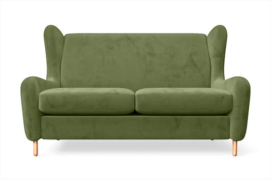 Sassari 2 Seater Sofa Lime Velvet