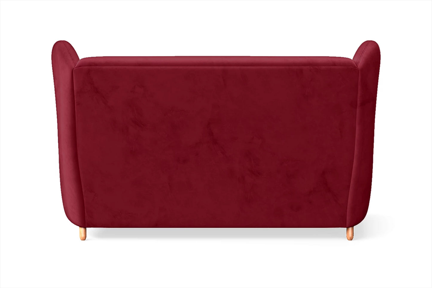 Sassari 2 Seater Sofa Red Velvet