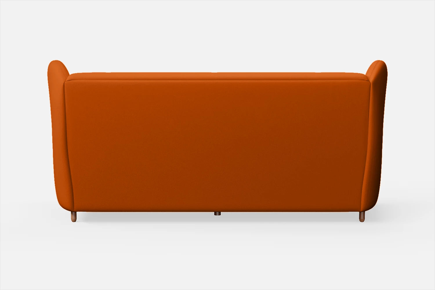 Sassari 3 Seater Sofa Orange Leather