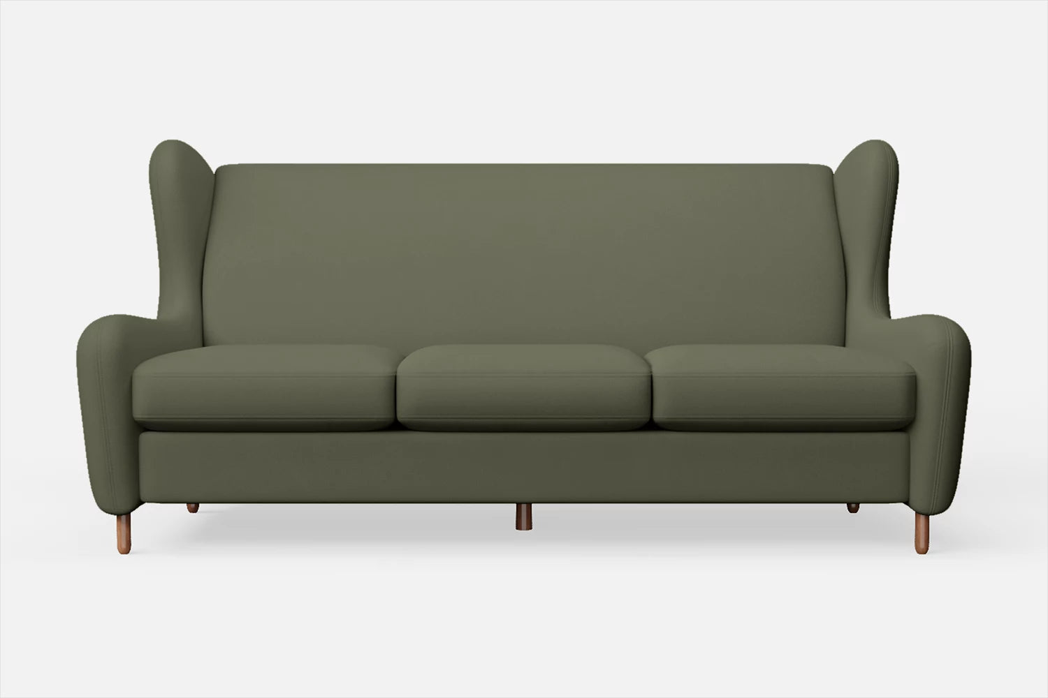 Sassari 3 Seater Sofa Sage Leather