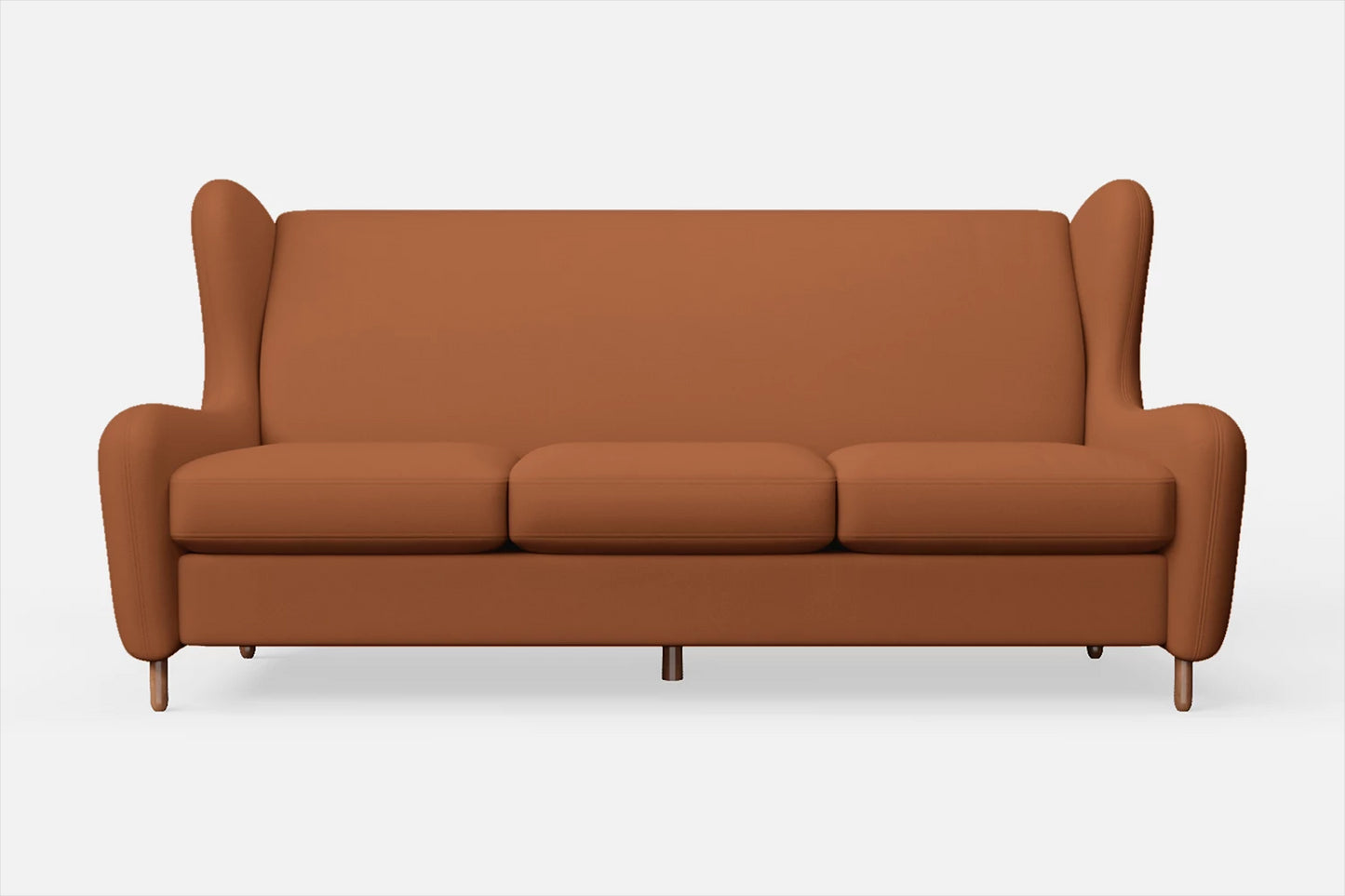 Sassari 3 Seater Sofa Tan Brown Leather